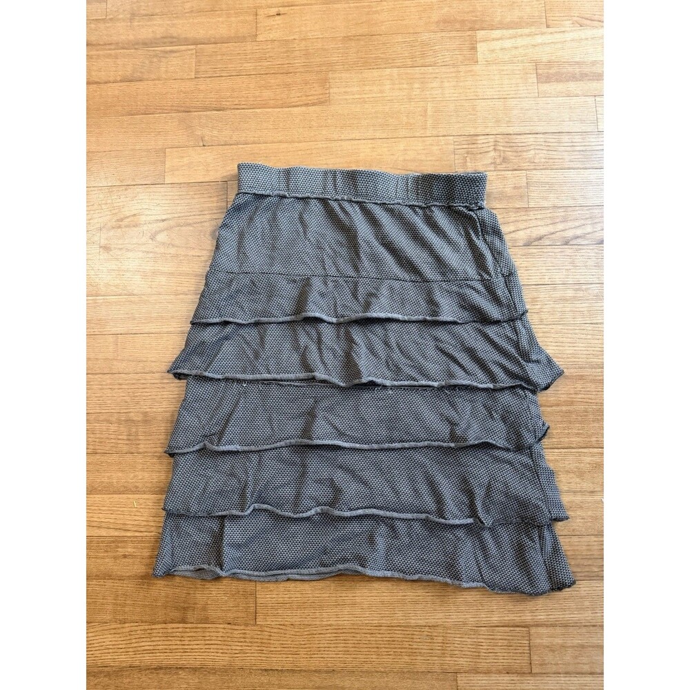 Matilda Jane Women’s Brown Tiered Ruffled Skirt Twee Academia Academia Whimsy M